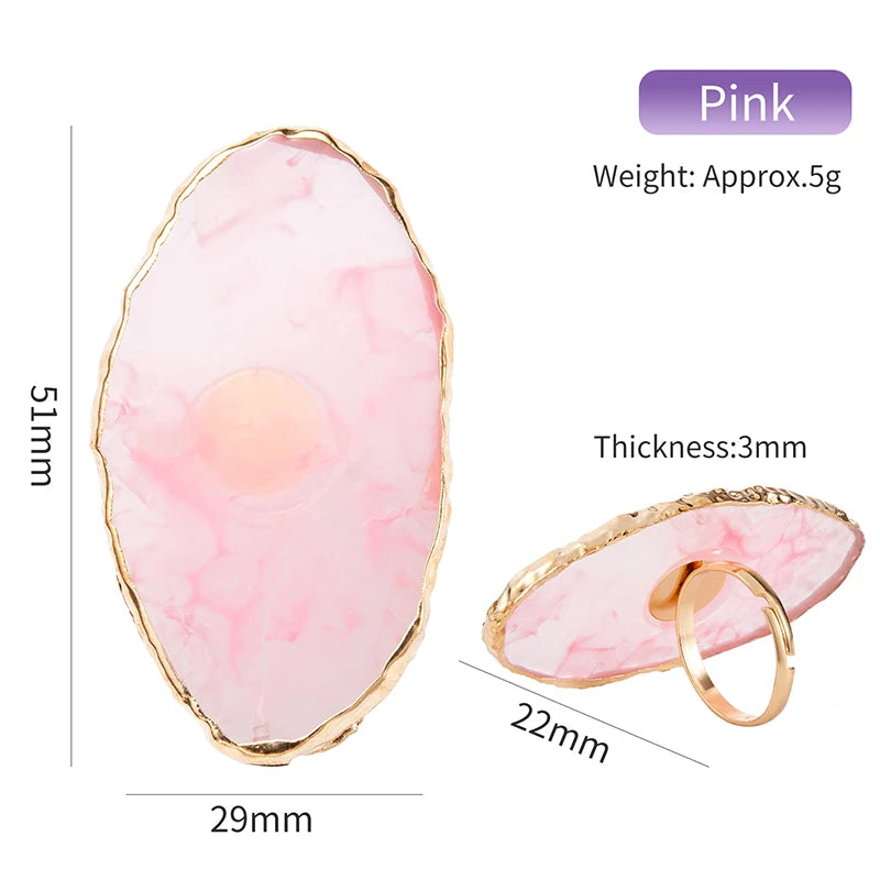 Mini Resin Fingerring Design Plate For UV Gel Polish Blending Heart Shape False Nails Display Stand False Eyelash Glue Tray Tool
