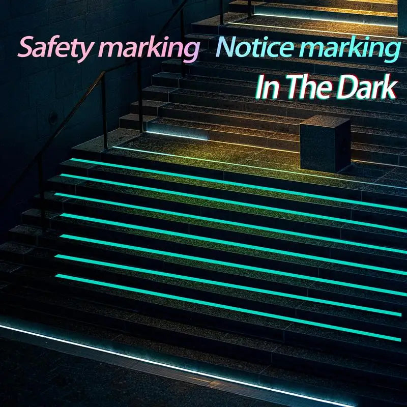 3/M Self-Adhesive Luminous Tape Night Vision Glow Stickers DIY Home Decoration Warning Fluorescent Safety Tapes For Party