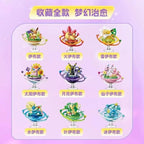New Keeppley Original Pokemon DIY Building Blocks Toys Cartoon Eevee Family Planet Series Assembly Model Ornaments Toy Fans Gift