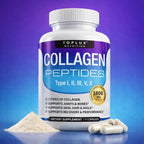 Premium Collagen Peptides Supplement 1500mg Collagen Peptides Complex for Hair, Nails, Skin, Bone & Joint Health - 90 Capsules