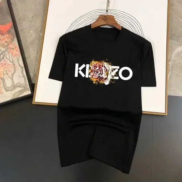 2025 New Fashion Hot Luxury Brand Printed Men's T-Shirt High Quality Summer Wear Tops Training Loose Cotton Sportswear Outfits