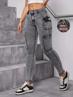 Printed Leggings, Non-Denim Fabric, High Waist Tummy Control Skinny Long Pants, High-Stretch Breathable Seamless Yoga Pants