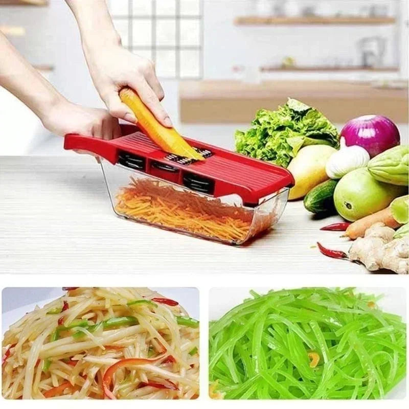 Multifu Vegetable Slicer Portable Vegetable Fruit Slicing Shredding Machine in The Kitchen Potato and Carrot Shredding Machine
