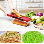 Multifu Vegetable Slicer Portable Vegetable Fruit Slicing Shredding Machine in The Kitchen Potato and Carrot Shredding Machine