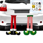 Christmas Elf Santa Claus Feet Car Door Hanging Christmas Tree Hanging Decoration Home Decoration New Year Gift 2024