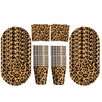 Leopard Print Paper Plates Cups Napkins Disposable Tableware Safari Jungle Animals Happy Birthday Party Supplies Baby Shower Set