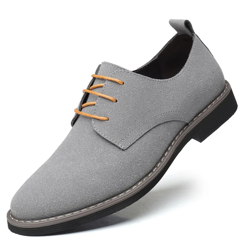 Mens Dress Shoes Legitimate Leather Shoe PU Suede Casual Men Designer Social Male Black Business Luxury Men's Wedding Summer Man