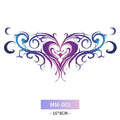 Succubus Tattoo Sticker set for Woman Abdomen Sexy Art Temporary Tattoo Waterproof Pink Totem Fake Tattoo Lasting Tattoo Sticker