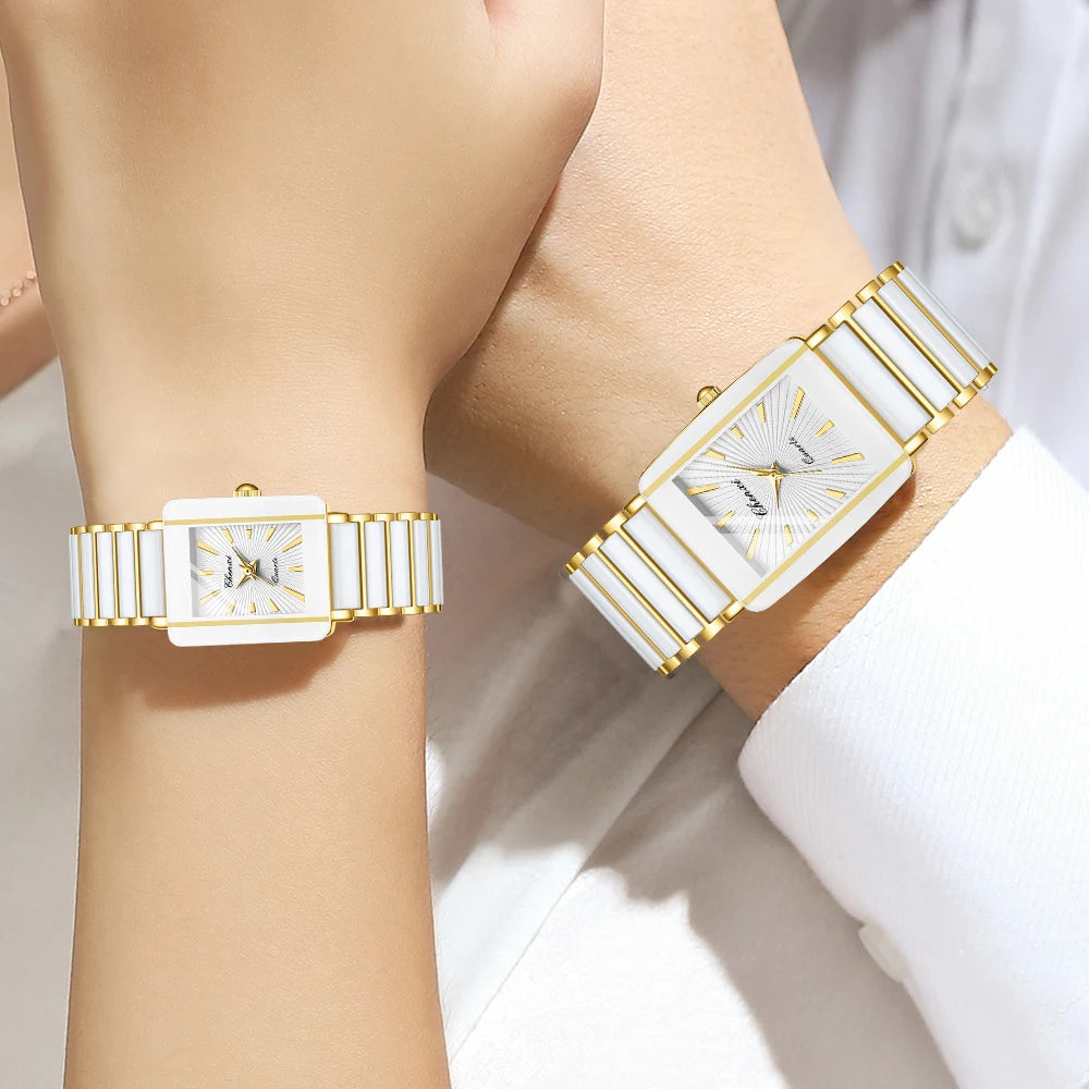 CHENXI Fashion Luxury Couple Watches Top Brand Men Women Quartz Wristwatch Lover Waterproof Stainless Steel Valentine Gift