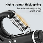 Grip Strength Trainer Forearm Strengthener Hand Squeezer Adjustable Resistance Hand Grip Strengthener for Muscle Building