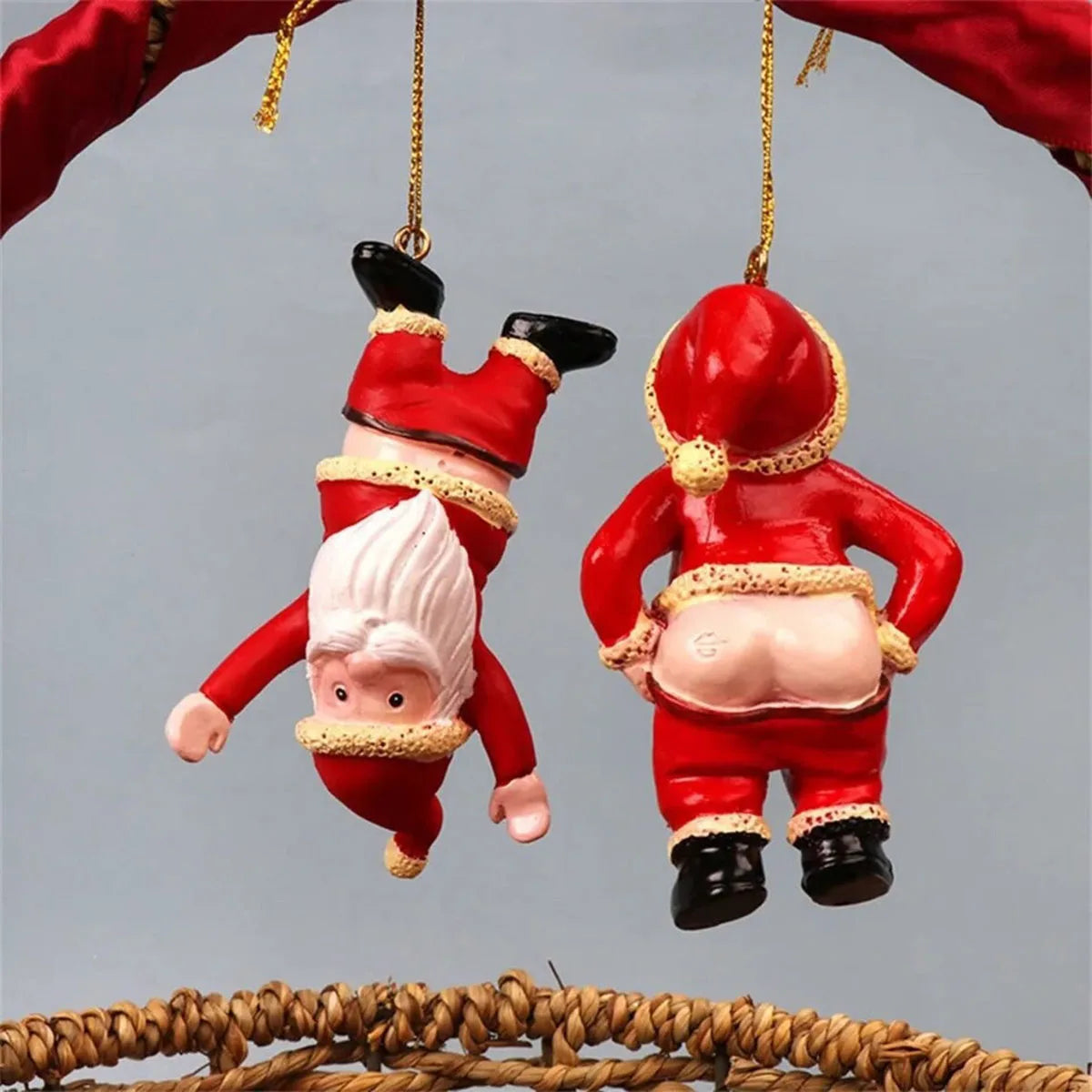 New Santa Claus Pendant Christmas Tree Decoration Pendant Window Display Gift Decoration Small Decoration