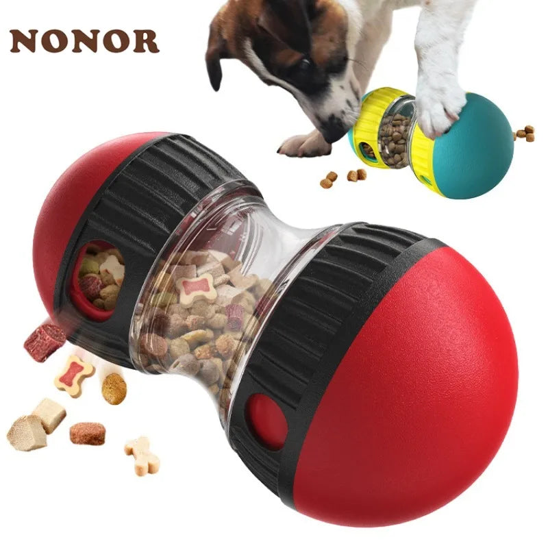 Interactive Dog Puzzle Toy, Rolling Treat Dispensing Ball, Slow Feeder for Dogs, Boredom Relief & IQ Training