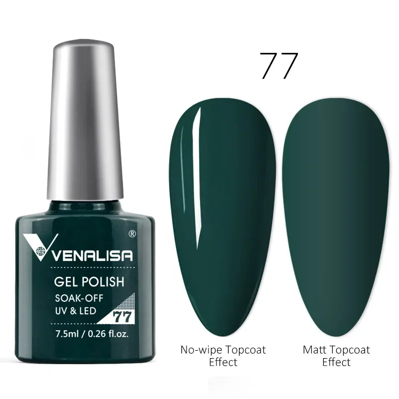 Venalisa Neon Gel Polish Varnishes Hybrid Nails For Manicure 7.5ml Semi Permanent Soak off Enamel Gel Polish UV Nail Gel Polish