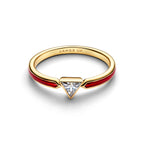 18K Gold Plated Original 925 Sterling Silver Ring Bow Heart Lotus Rings For Women Valentine's Birthday Gift DIY Jewelry 2025 New