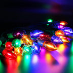 45FT 30 Leds String Lights Fairy Garland Christmas Lights Waterproof Snowproof DIY Lawn Ground Lamp Decoration for Home Garden Wedding Birthday Party New Year Street