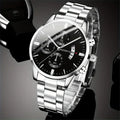Men's Watch Calendar Steel Strip Watch Men's Business Large Dial Quartz Watch
