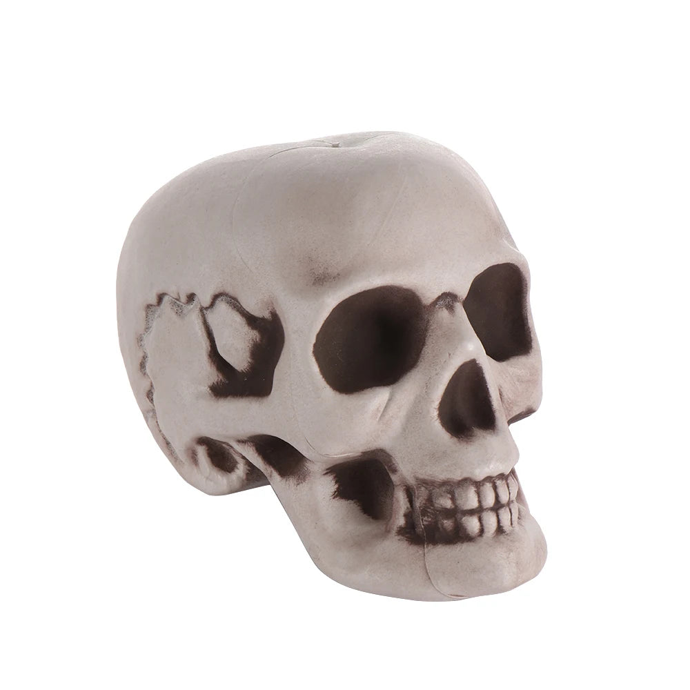 1PC Fashion Terrible Halloween Props Skull Head All Size Plastic Human Skeleton Party Decoration Game Supplies Hanging Decor