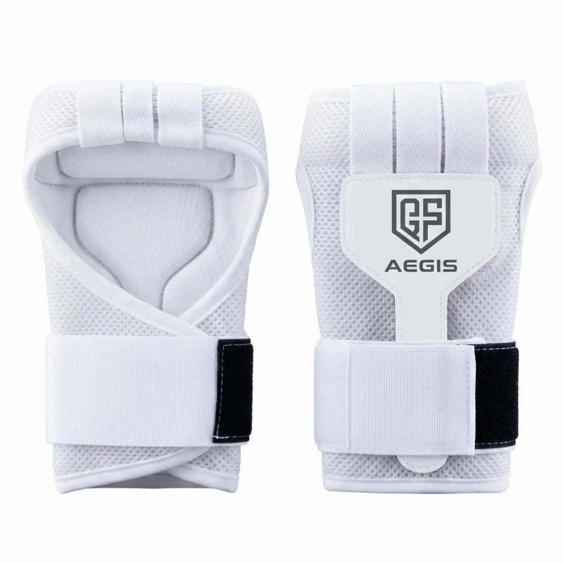 Pro MMA Boxing Gloves Half Finger Padded Hand Wraps Breathable Wrist Support for Kickboxing Muay Thai Punching Bag Training