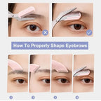 Eyebrow Trimmer Set, Curved Eyebrow Razor, Eyebrow Scissors With Comb, Convenient Easy Beauty Tools For Beginners