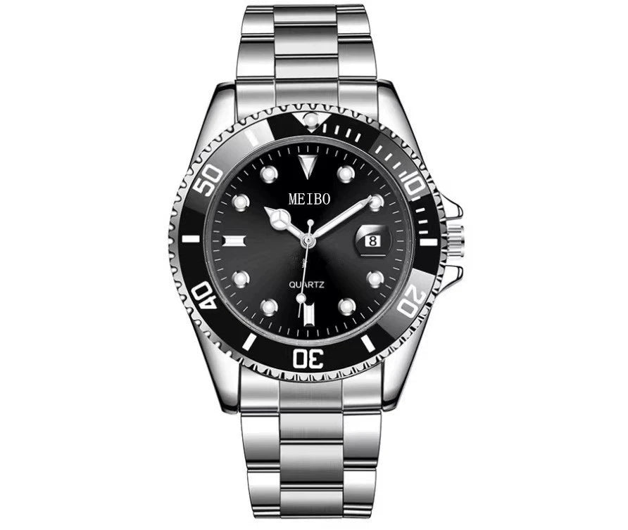 New Fashion Famous Man Luxury Calendar Quartz Watch Men Stainless Steel Casual Watches Reloj Hombre Male Wristwatches Gift Clock