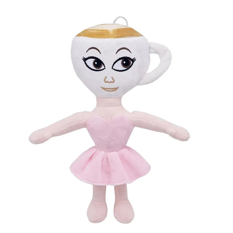Tung Tung Tung Sahur Plush Toy Ballerina Cappuccino Assassino Toy Tralalelo Tralala Plush Vaca Saturns Saturnita LiriLi Larlla