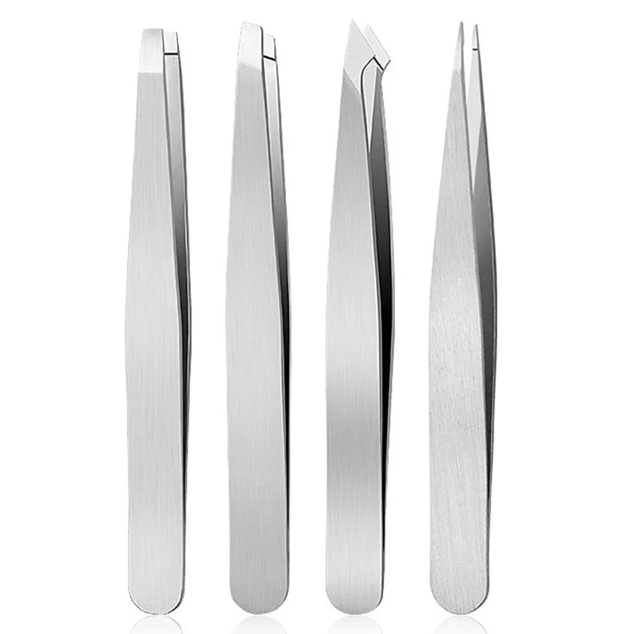 1-4PCS Professional Eyebrow Tweezers Makeup Tools Eyebrow Tweezer For Eyebrows Accessories Beauty Hair Clip Remover