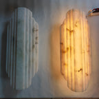 Natural Marble Wall Lamp for Villa Living Room Bedroom Bedside Corridor Stair Spanish Alabaster Decor Lighting Designer Light