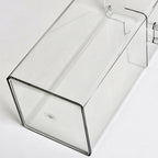 1pc makeup brush storage box, simple and transparent multifunctional makeup brush storage rack, simple, durable and practical
