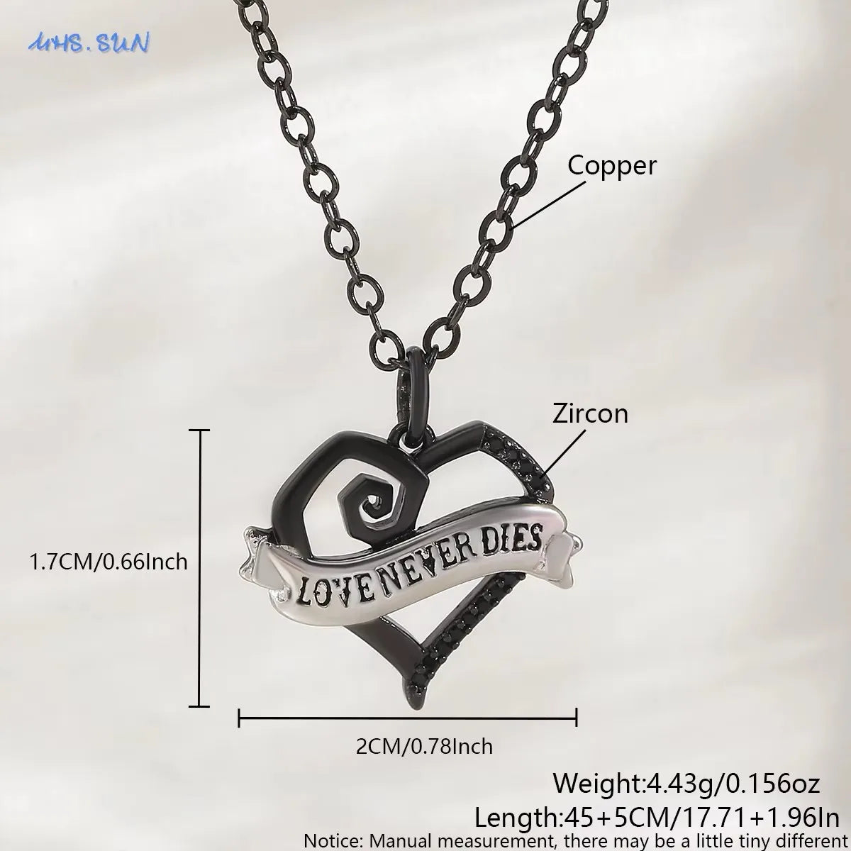 MHS.SUN Gothic Black Witch Hat Broom Pendant Necklace for Women Vintage Purple Zircon Heart Halloween Jewelry Festival Gifts