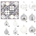 44Pcs 3/6CM Christmas Ball Merry Christmas Tree Topper Decoration for Home Decor Holiday New Year 2026 Navidad Gifts Supplies
