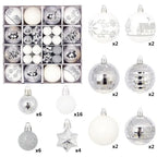 44Pcs 3/6CM Christmas Ball Merry Christmas Tree Topper Decoration for Home Decor Holiday New Year 2026 Navidad Gifts Supplies