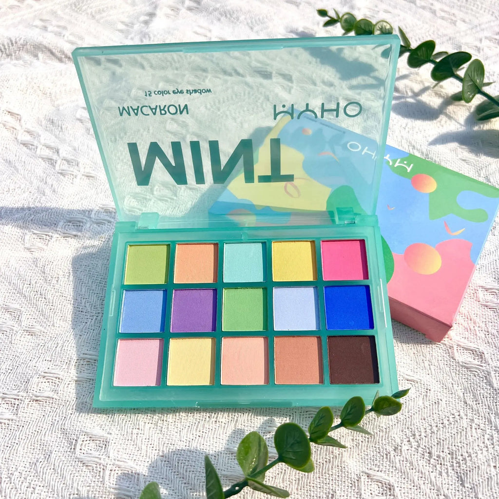 15 Shades Eyeshadow Makeup Palette Shimmer Matte Metallic High Pigmented Neutral Bold Waterproof Eyes Shadow Make Up Set