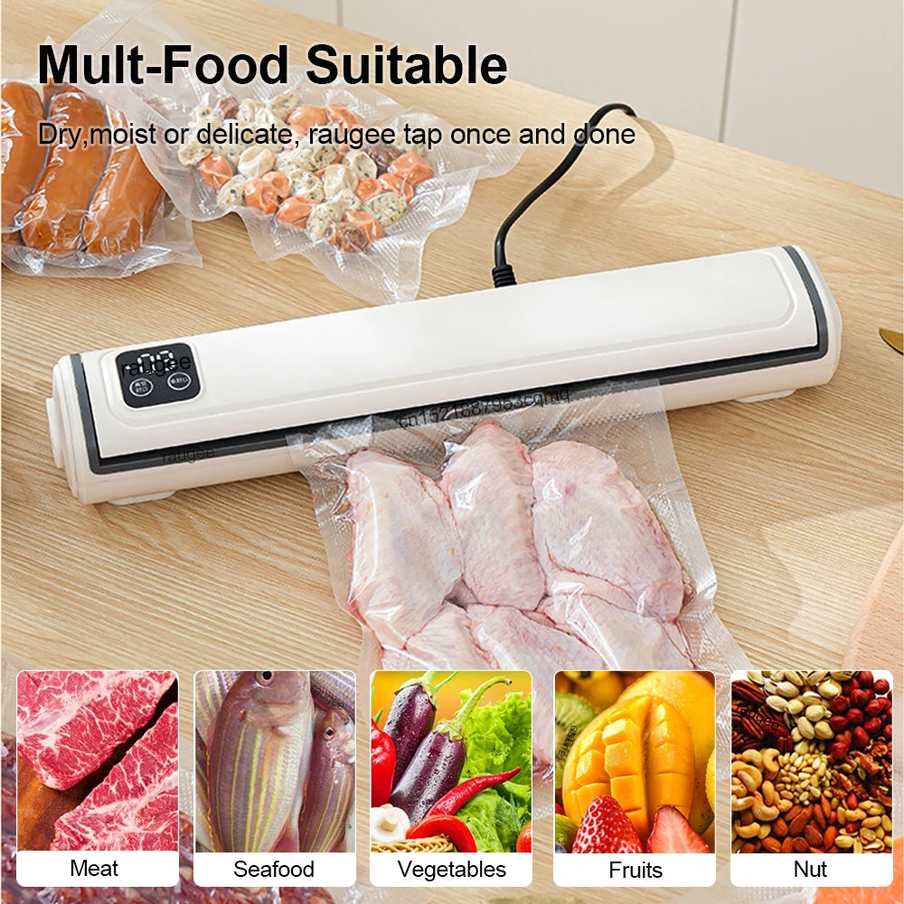 Vacuum Packing Machine for Food Small Automatic Vacuum Sealer Packaging Plastic Bags Sealer Plastic Sealers Food Vacuum Sealing