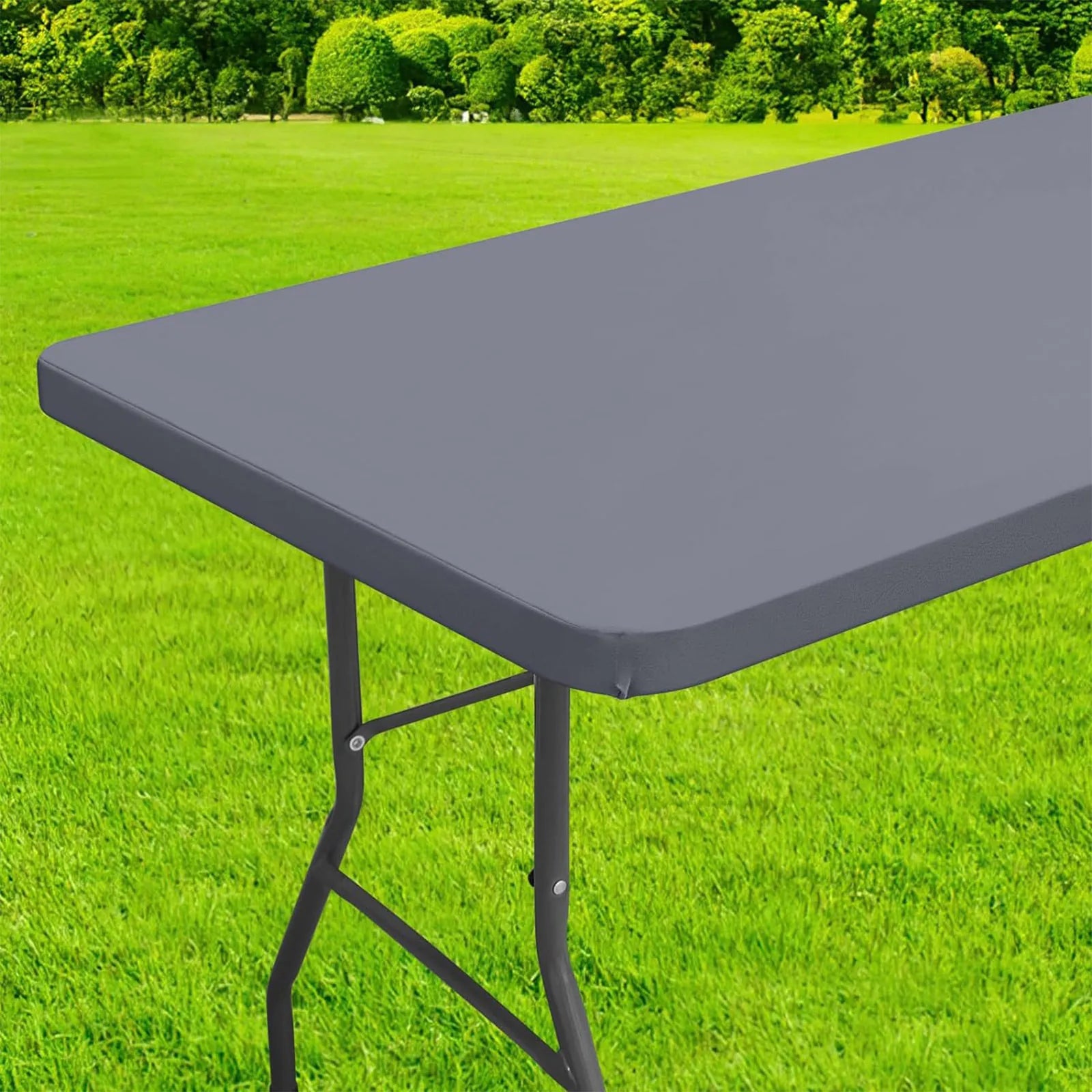 Stretch Tablecloth Cover Washable Polyester Elastic Tablecloth Fits Table Protector Picnic Outdoor Party Wedding Table cloth