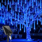 Solar LED Meteor Shower String Light Outdoor Icicle Fairy Light for Christmas Tree Wedding Party Garden Camping Decor Solar Lamp