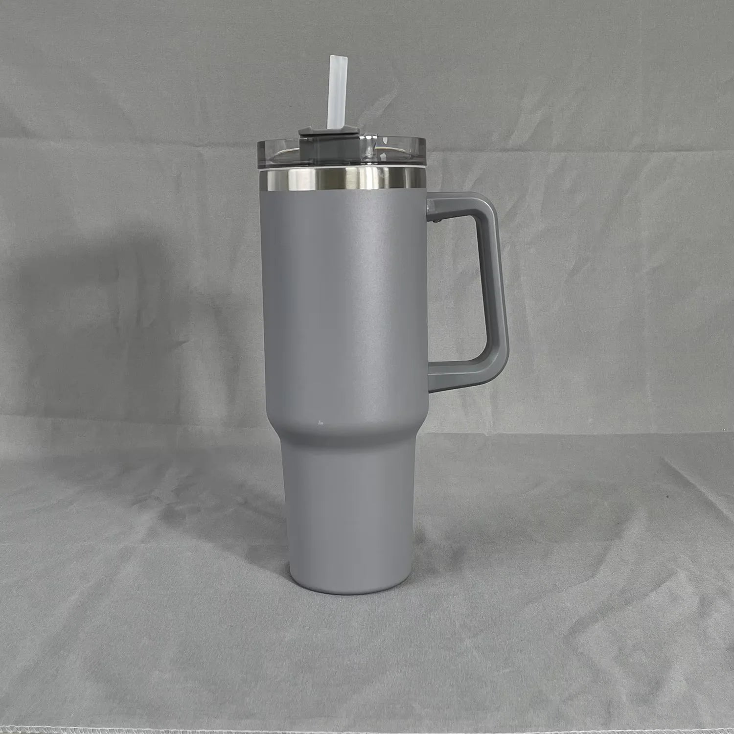 40oz Tumbler Vacuum Insulated Thermos Custom Travel Cup Stainless Steel Water Bottle Coffee Mugs With Handle Outdoor Drinkware