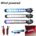1/2Pcs Car LED DayTime Running Light Wind Powered LED Floodlights Auxiliary Lighting Motorcycle Lamp Automobile Day Headlight