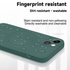 For Magsafe Magnetic Wireless Charge Case For iPhone 14 13 12 11 15 Pro Max Mini XR X S 7 8 Plus Soft Liquid Silicone Back Cover