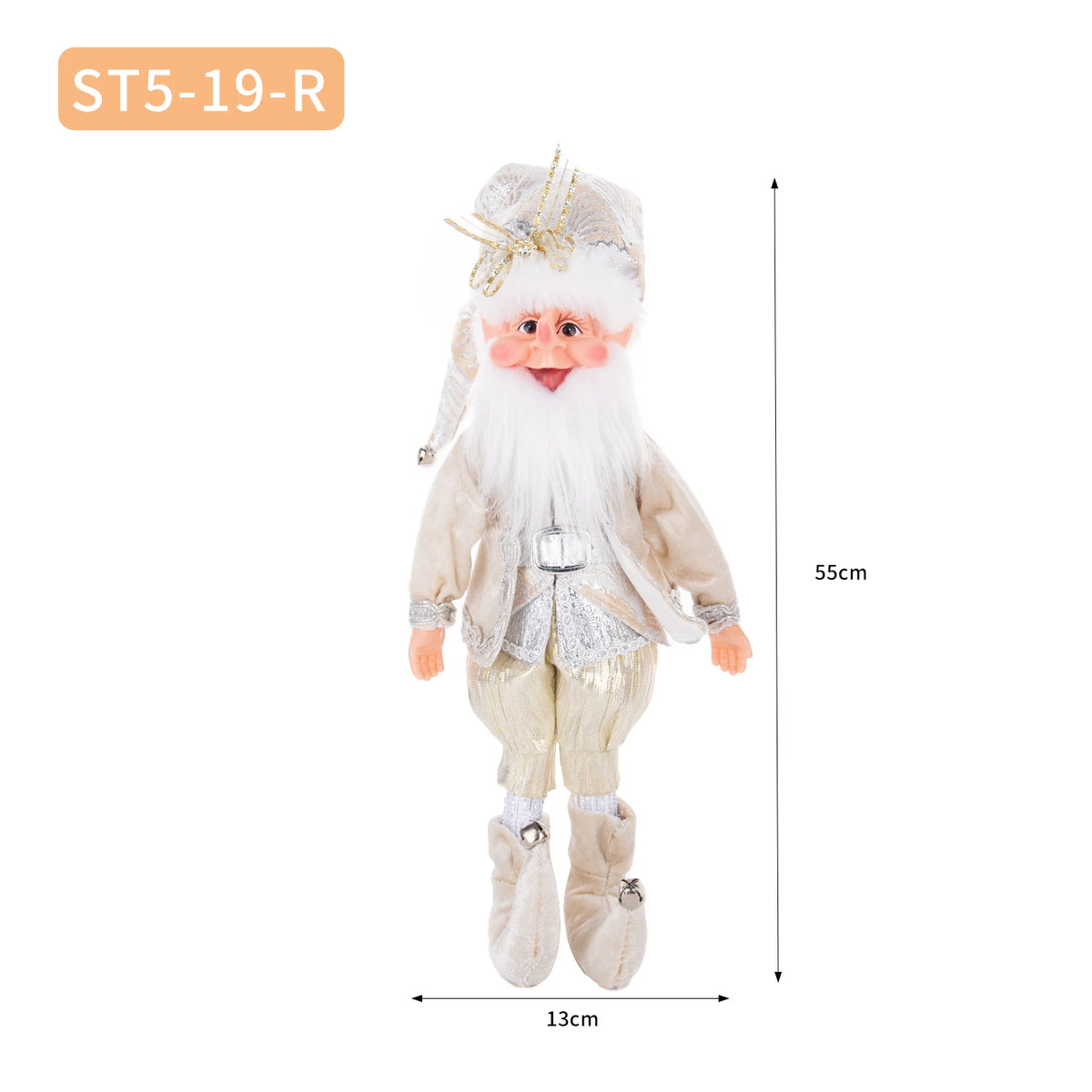 Christmas Decoration Santa Claus Statue Standing Elf Doll Decoration Christmas Tree Pendant Home Merry Christmas New Year Gift