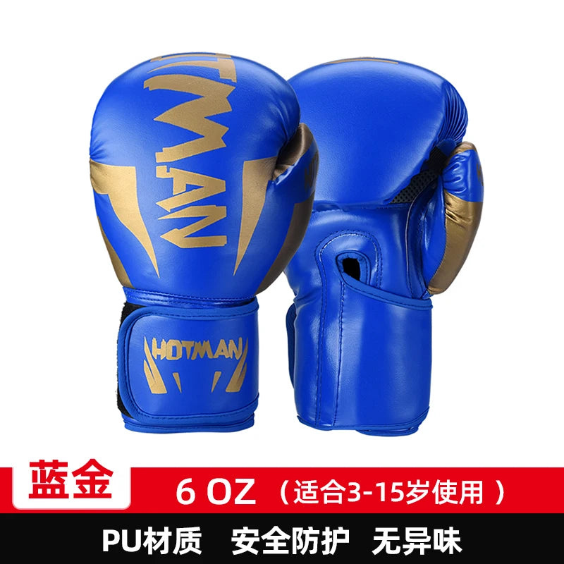 Professional Boxing Gloves for Adults & Kids MMA Sanda Training, Combat-Proven Punching Bag Mitts with Impact Protection for Men