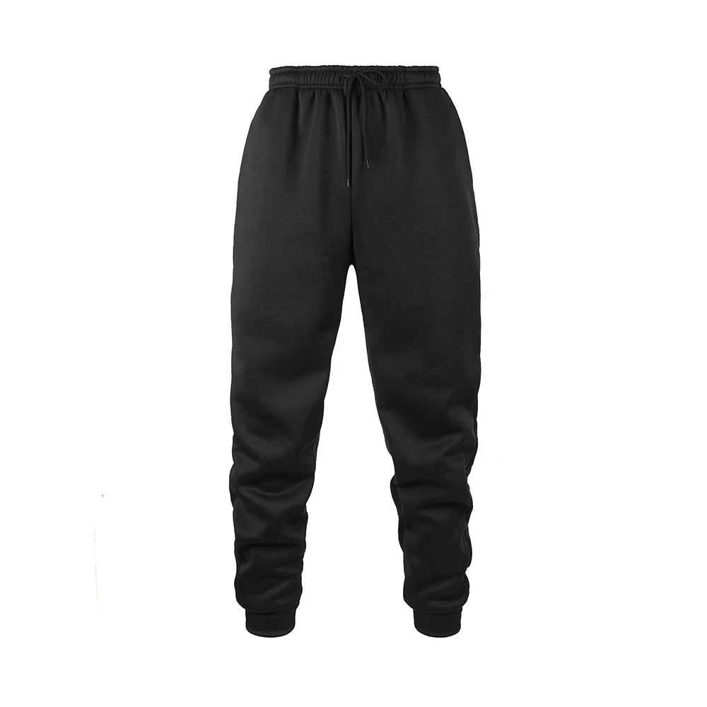Men's Jogging Sports Pants Autumn Winter Sweatpants Men Sports Gym Trousers Fashion Solid Color Casual Workout Long Pants