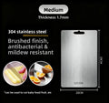 304 Stainless Steel Thickened Cutting Board Antibacterial Mildew-proof Kneading Dough Board Kitchen Fruit vegetable