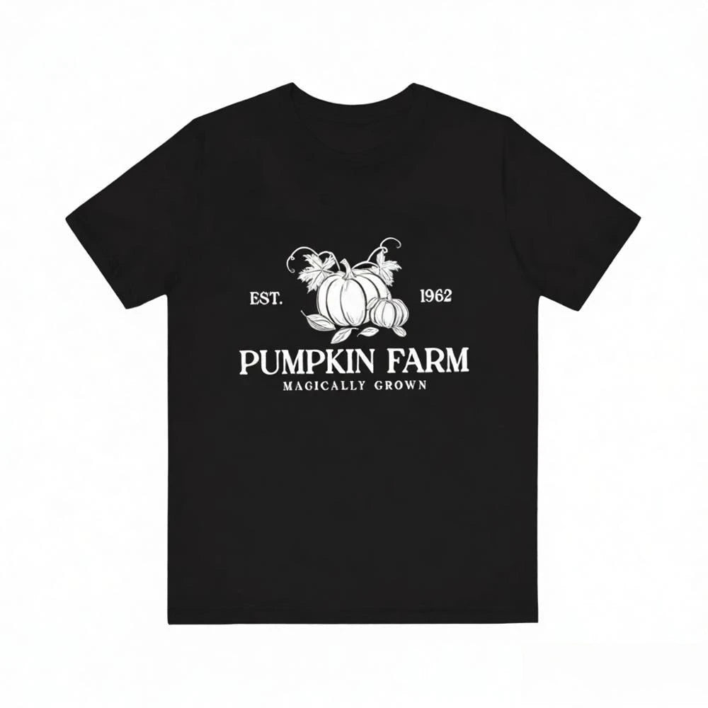 Pumpkin Farm Women's T-shirt Fall Halloween Shirt Thanksgiving Tee Halloween Magic Alternative Shirts Lover Gifts Free Shipping