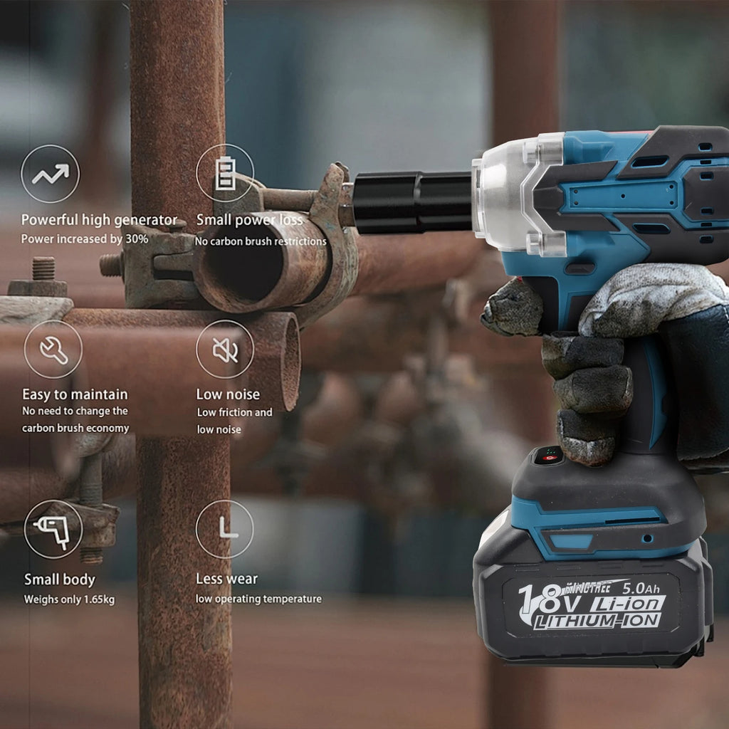 TW004 charging impact wrench 40V electric wrench wind cannon brushless lithium high torque electric tool