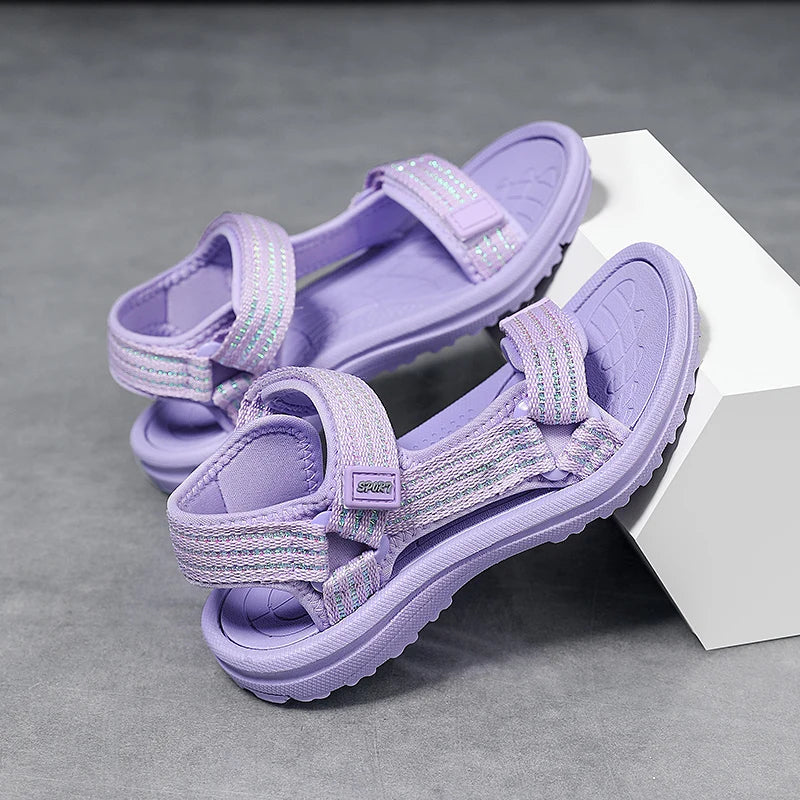 Summer Fashion Children's Girls Sandals Breathable Sport for Boys Casual Outdoor Beach Comfortable Kids Non-slip Student Shoes