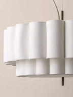 Living Bedroom Decor Lustre Pendant Lights Japanese Wabi Sabi Fabric Ceiling Chandeliers Indoor Lighting Hanging Lamps Fixtures