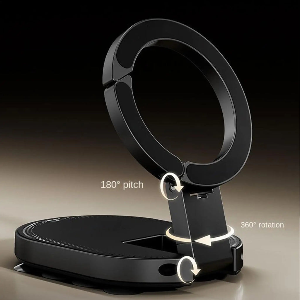 Magnetic Phone Mount Suction Cup Automobile Navigation Stand 360 Degree Adjustable Car Phone Holder Mount For Home