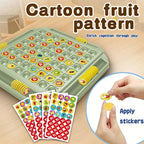 Interactive Board Game Fruit Flip Chess Game Toys Matching Puzzle Board Cartoon Flip Chess Memory Game Kid Boys Girl Child Gifts