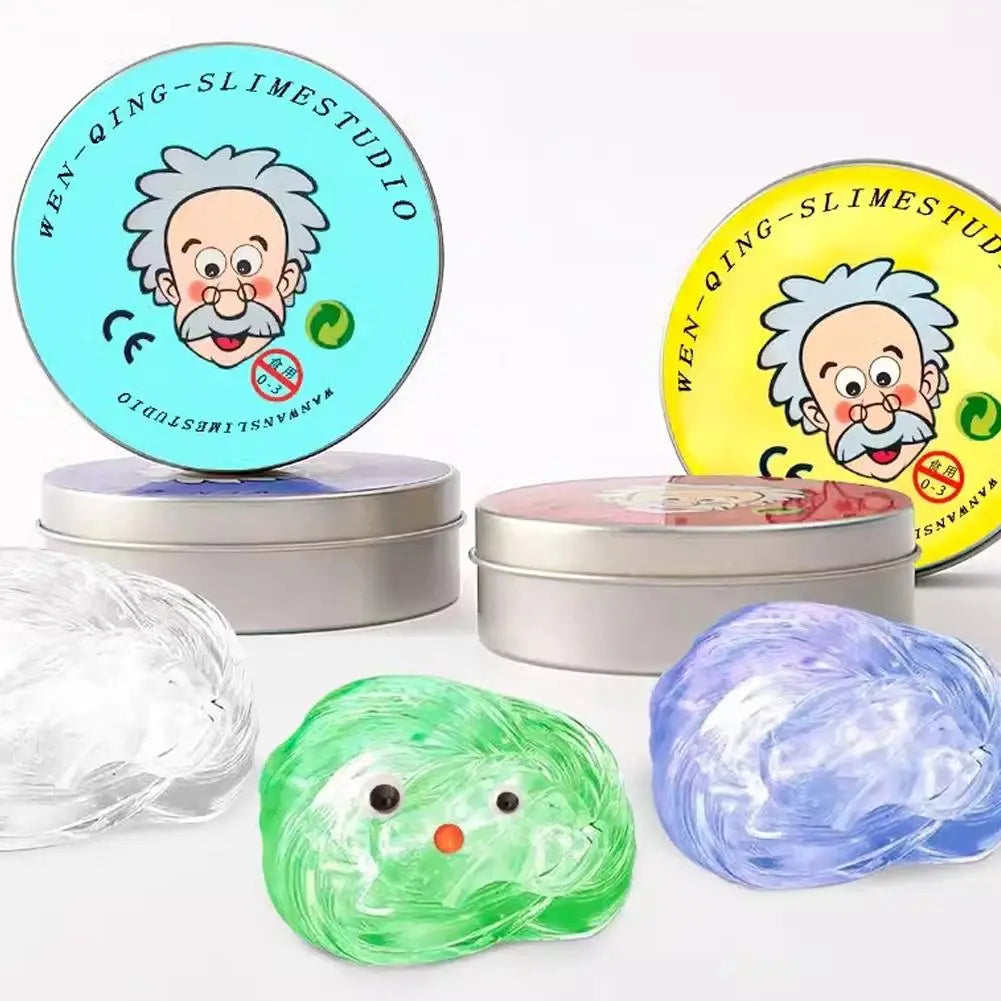 7E-Non-newtonian Liquid Decompression Toy Transparent Liquid Glass DIY Handmade Fun Stress Relieving Non Stick Children Gifts