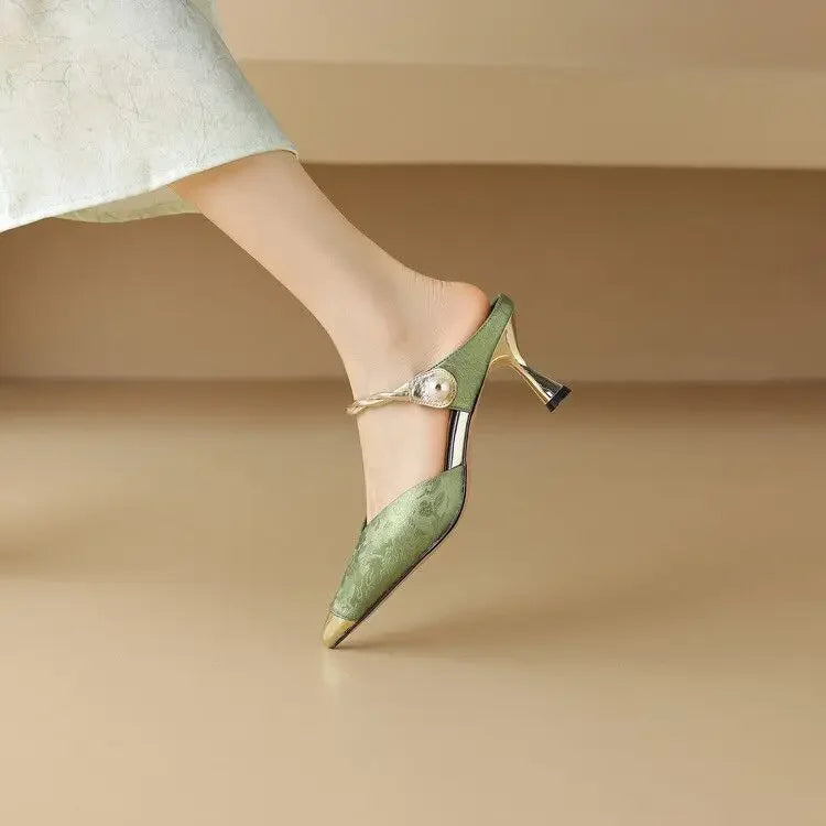 Shoes for Women Mules Sandals Fashion Woman Slippers Cheap Liquidation Easy Wears Slides Original New Collection Style Unique 39